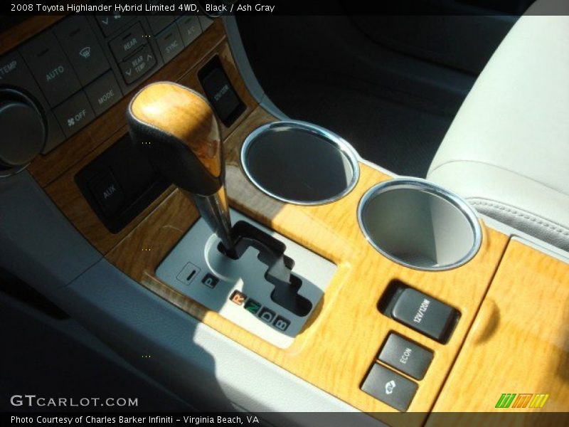 Black / Ash Gray 2008 Toyota Highlander Hybrid Limited 4WD