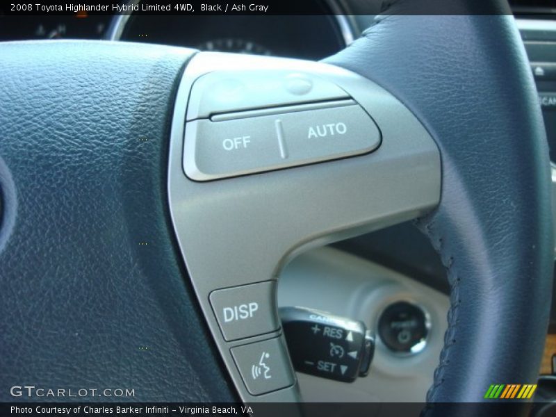 Black / Ash Gray 2008 Toyota Highlander Hybrid Limited 4WD