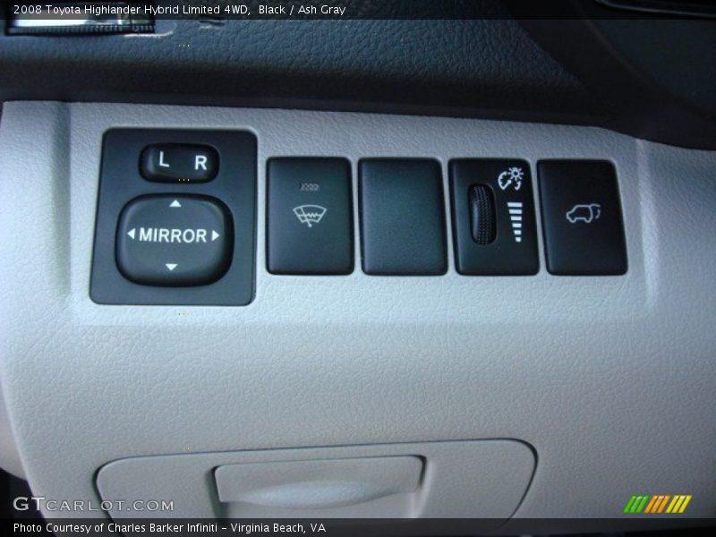 Black / Ash Gray 2008 Toyota Highlander Hybrid Limited 4WD