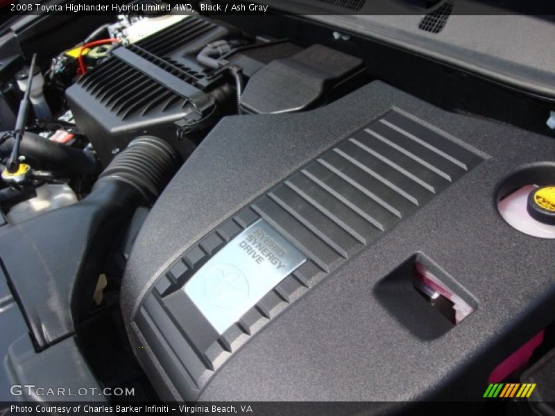 Black / Ash Gray 2008 Toyota Highlander Hybrid Limited 4WD