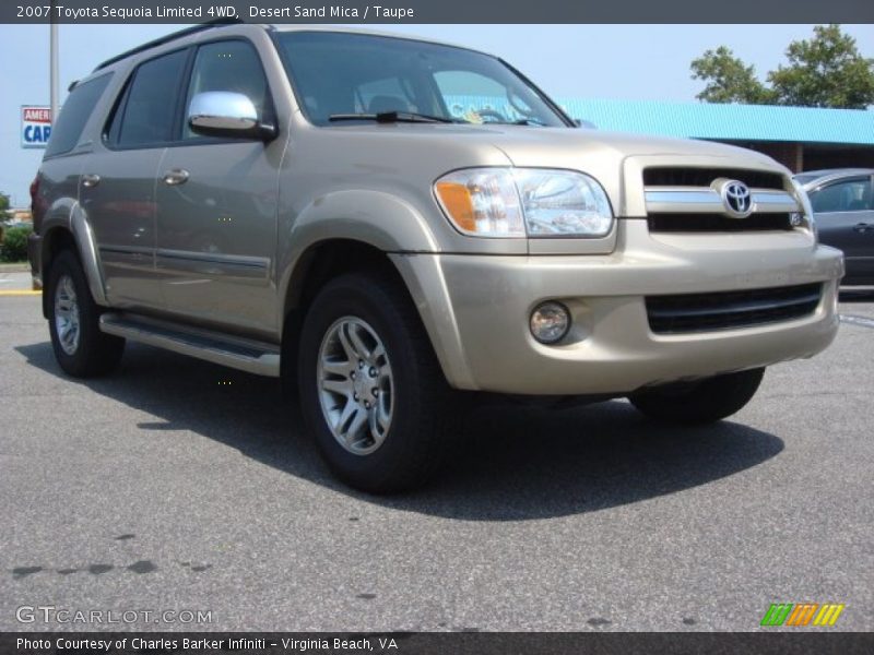 Desert Sand Mica / Taupe 2007 Toyota Sequoia Limited 4WD