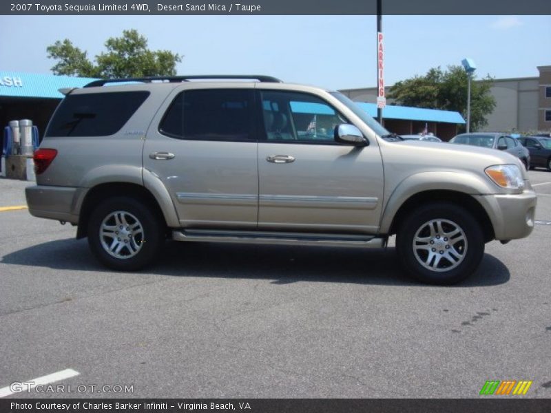 Desert Sand Mica / Taupe 2007 Toyota Sequoia Limited 4WD