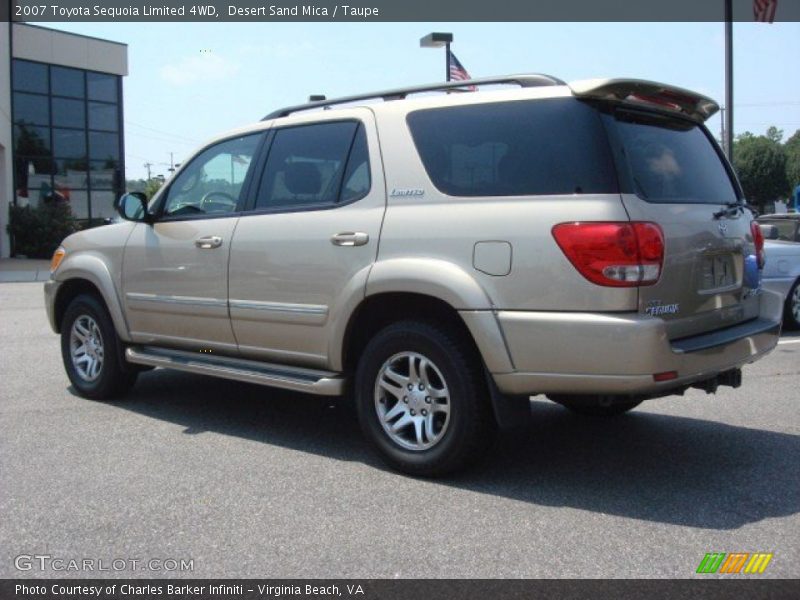 Desert Sand Mica / Taupe 2007 Toyota Sequoia Limited 4WD