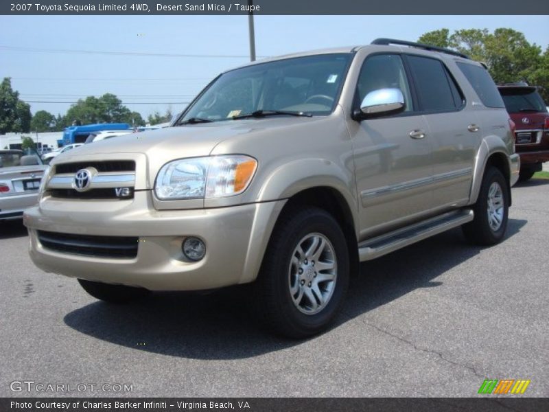 Desert Sand Mica / Taupe 2007 Toyota Sequoia Limited 4WD