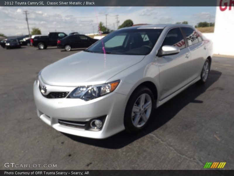 Classic Silver Metallic / Black 2012 Toyota Camry SE