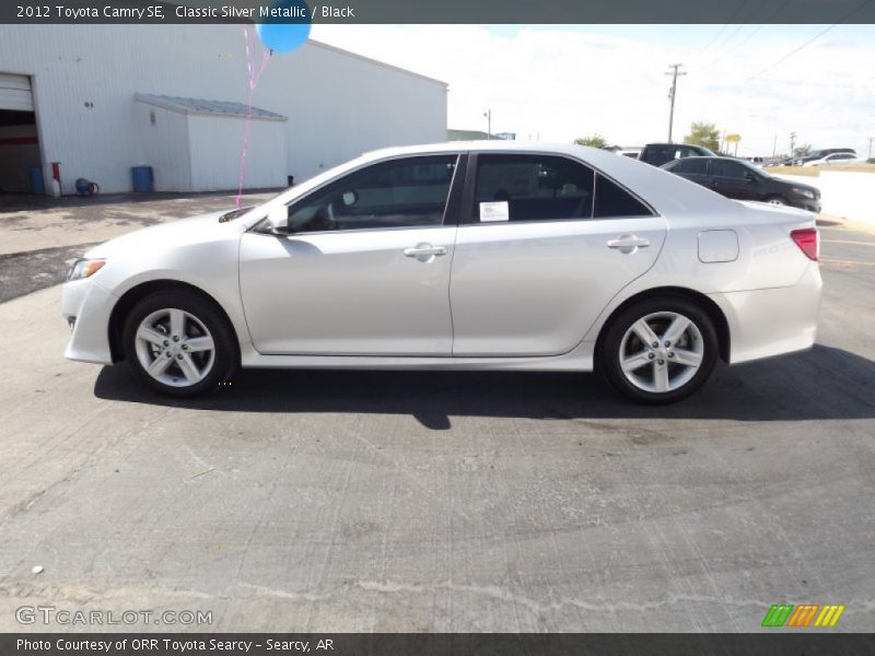 Classic Silver Metallic / Black 2012 Toyota Camry SE