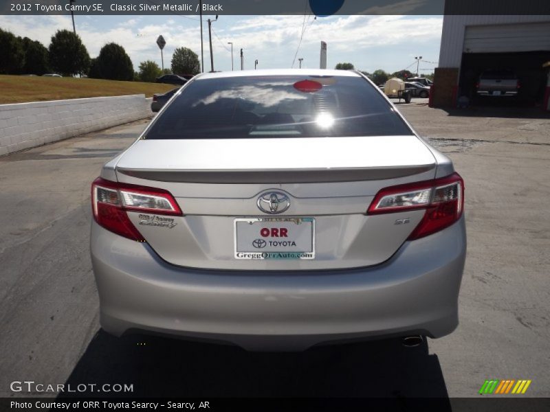 Classic Silver Metallic / Black 2012 Toyota Camry SE