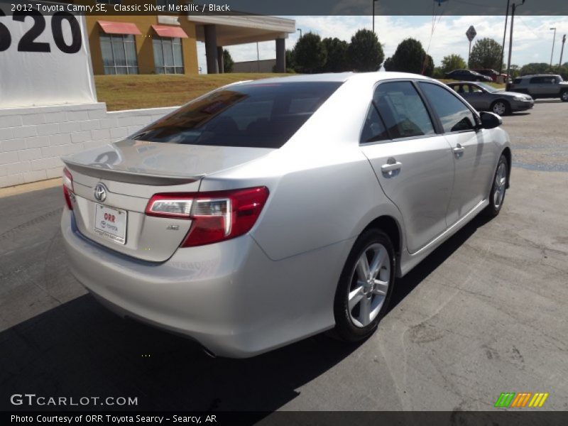 Classic Silver Metallic / Black 2012 Toyota Camry SE