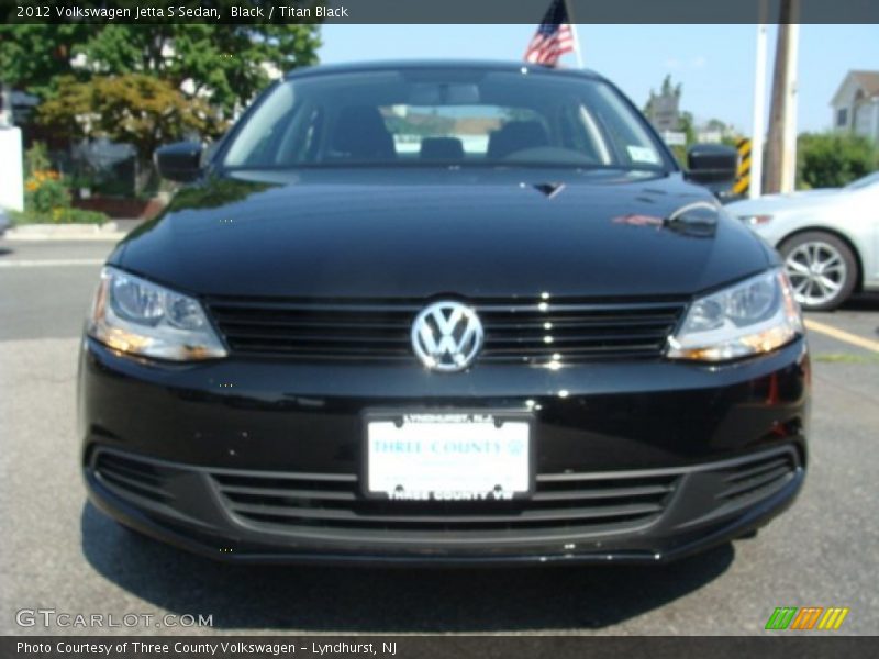 Black / Titan Black 2012 Volkswagen Jetta S Sedan