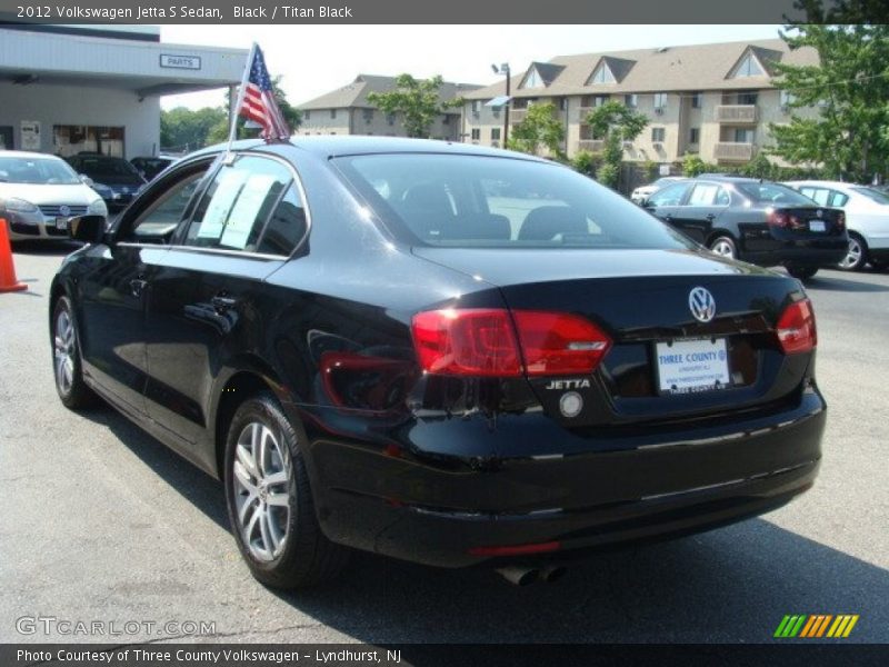 Black / Titan Black 2012 Volkswagen Jetta S Sedan