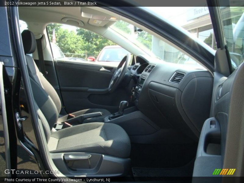 Black / Titan Black 2012 Volkswagen Jetta S Sedan