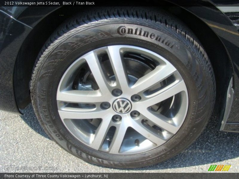 Black / Titan Black 2012 Volkswagen Jetta S Sedan