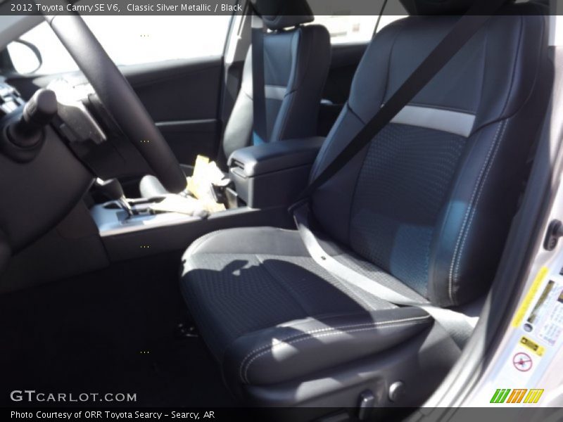 Classic Silver Metallic / Black 2012 Toyota Camry SE V6