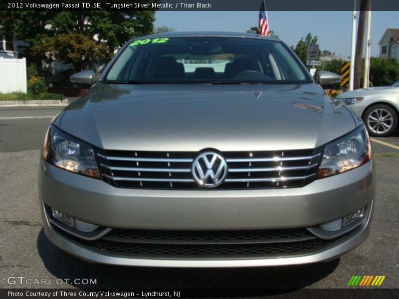 Tungsten Silver Metallic / Titan Black 2012 Volkswagen Passat TDI SE