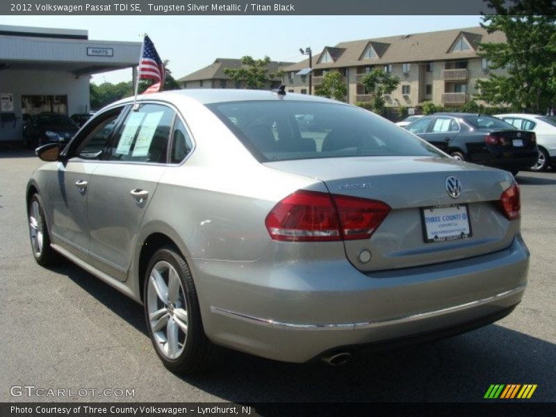 Tungsten Silver Metallic / Titan Black 2012 Volkswagen Passat TDI SE