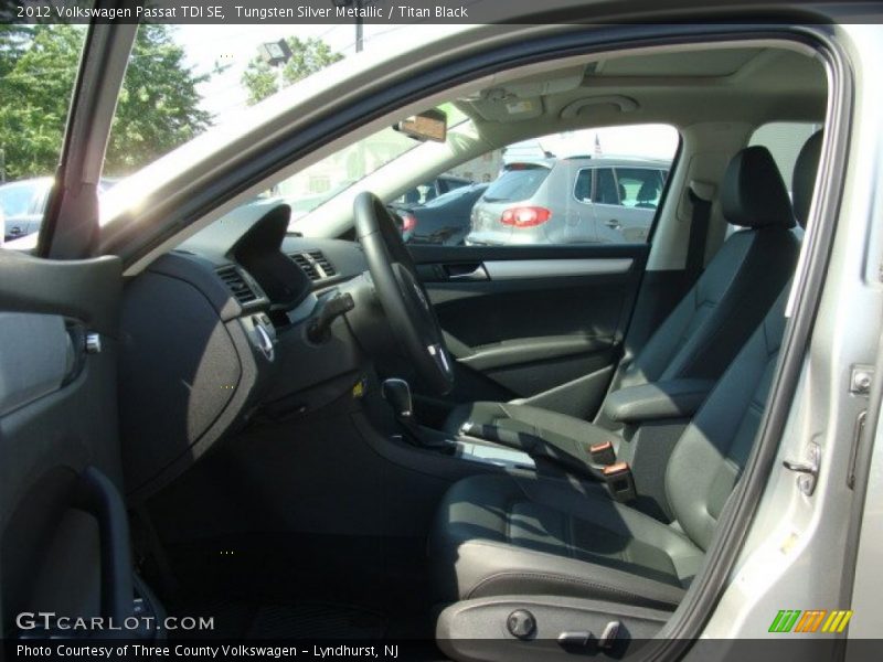 Tungsten Silver Metallic / Titan Black 2012 Volkswagen Passat TDI SE