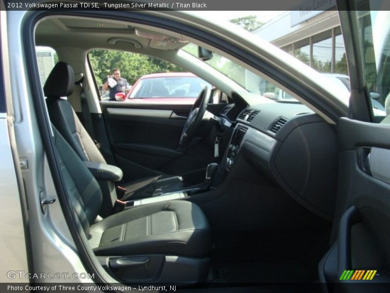 Tungsten Silver Metallic / Titan Black 2012 Volkswagen Passat TDI SE