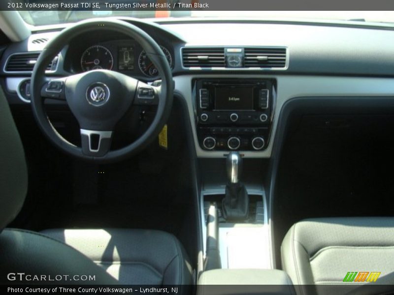 Tungsten Silver Metallic / Titan Black 2012 Volkswagen Passat TDI SE