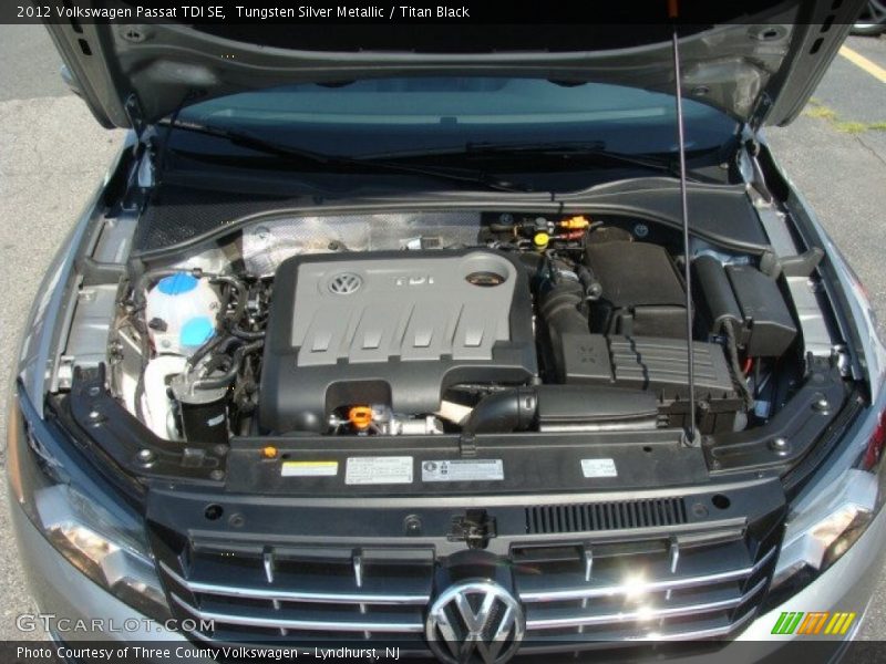 Tungsten Silver Metallic / Titan Black 2012 Volkswagen Passat TDI SE