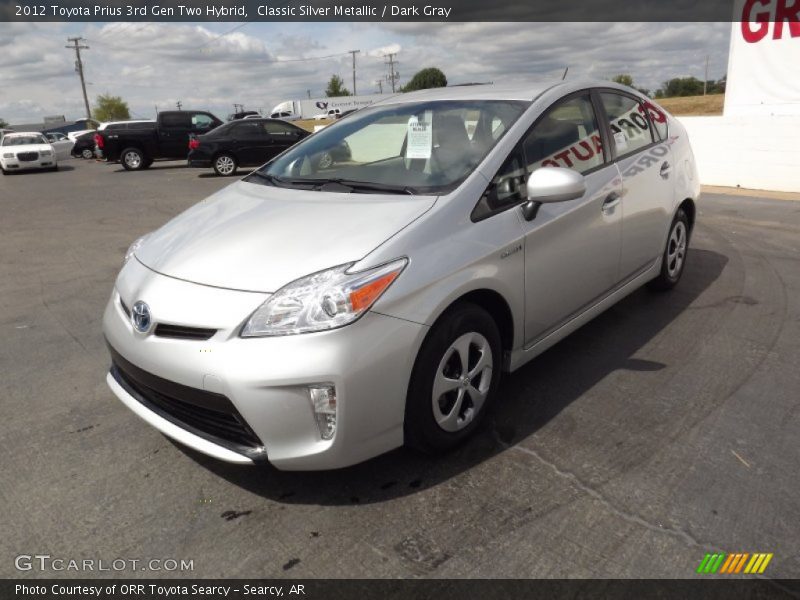 Classic Silver Metallic / Dark Gray 2012 Toyota Prius 3rd Gen Two Hybrid