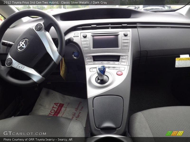 Dashboard of 2012 Prius 3rd Gen Two Hybrid