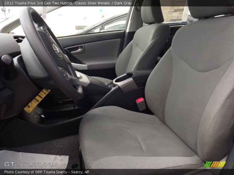 Classic Silver Metallic / Dark Gray 2012 Toyota Prius 3rd Gen Two Hybrid