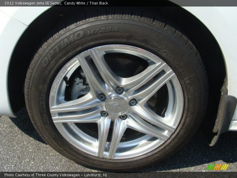 Candy White / Titan Black 2012 Volkswagen Jetta SE Sedan