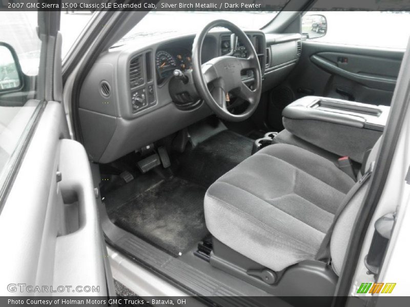  2007 Sierra 1500 Classic SLE Extended Cab Dark Pewter Interior