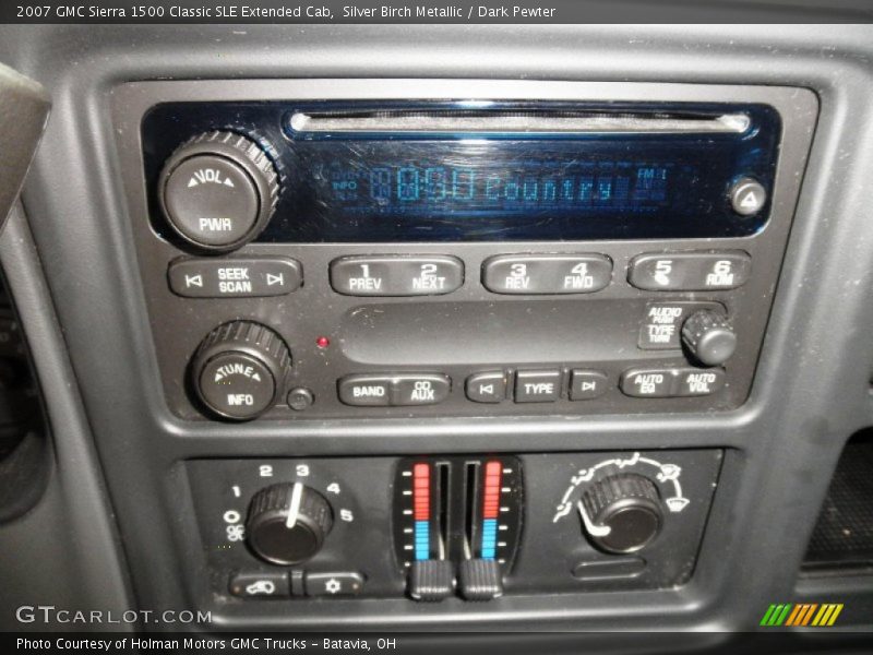 Silver Birch Metallic / Dark Pewter 2007 GMC Sierra 1500 Classic SLE Extended Cab