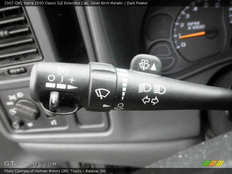 Silver Birch Metallic / Dark Pewter 2007 GMC Sierra 1500 Classic SLE Extended Cab