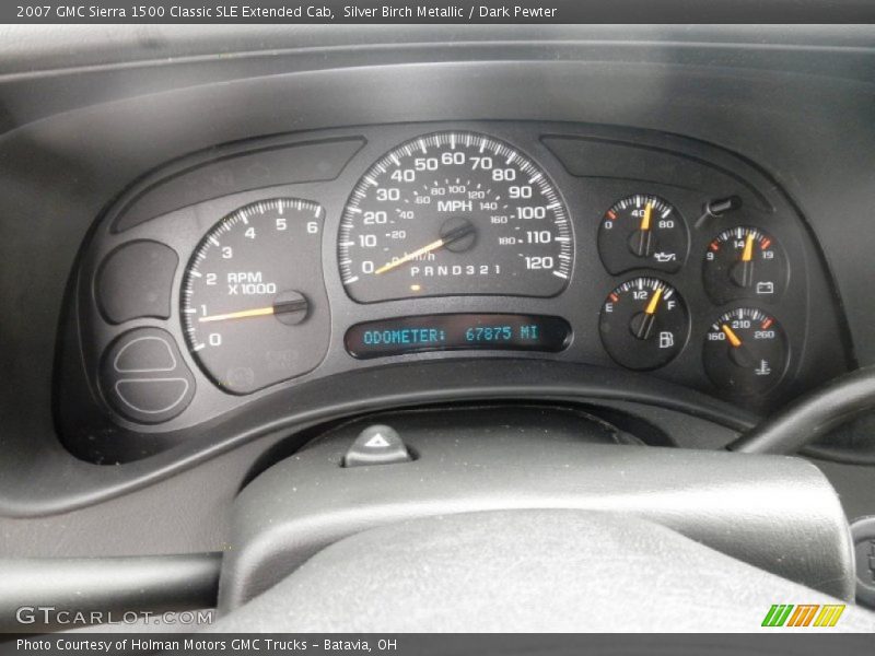  2007 Sierra 1500 Classic SLE Extended Cab Classic SLE Extended Cab Gauges