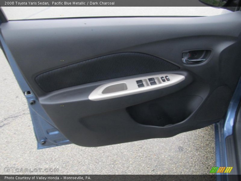 Pacific Blue Metallic / Dark Charcoal 2008 Toyota Yaris Sedan