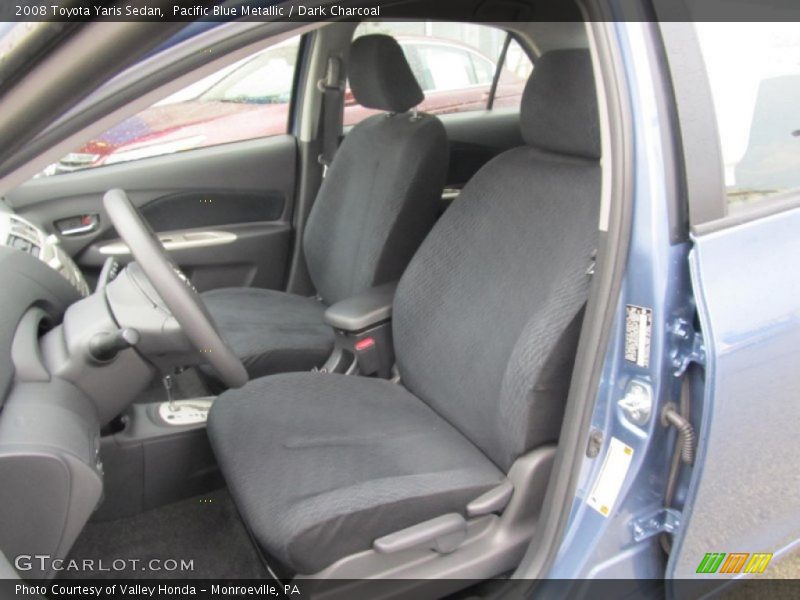 Pacific Blue Metallic / Dark Charcoal 2008 Toyota Yaris Sedan
