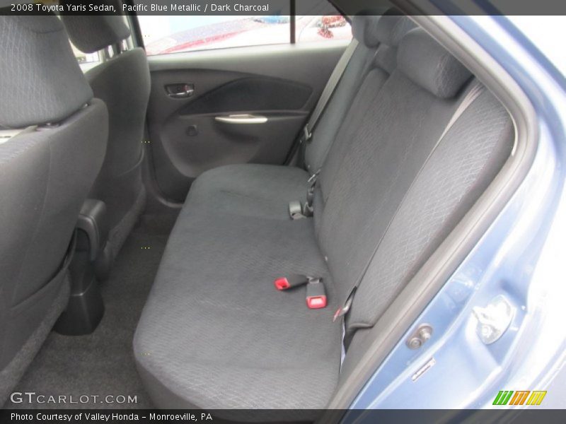 Pacific Blue Metallic / Dark Charcoal 2008 Toyota Yaris Sedan