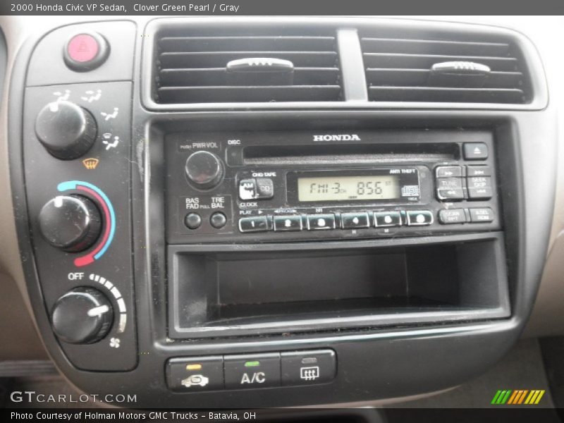Controls of 2000 Civic VP Sedan