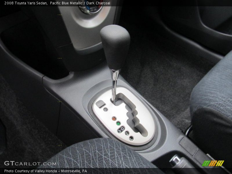 Pacific Blue Metallic / Dark Charcoal 2008 Toyota Yaris Sedan