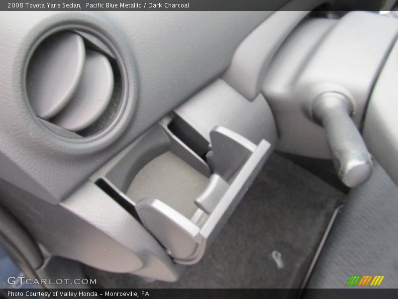 Pacific Blue Metallic / Dark Charcoal 2008 Toyota Yaris Sedan