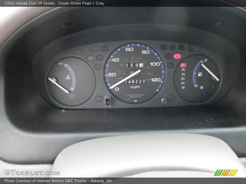  2000 Civic VP Sedan VP Sedan Gauges