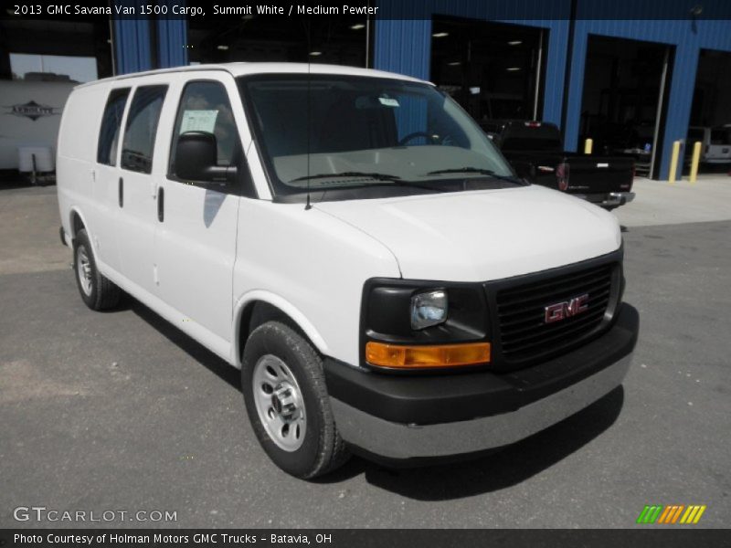 Summit White / Medium Pewter 2013 GMC Savana Van 1500 Cargo