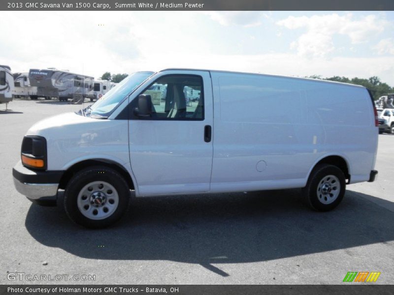 Summit White / Medium Pewter 2013 GMC Savana Van 1500 Cargo