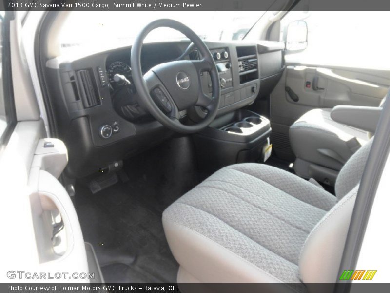 Summit White / Medium Pewter 2013 GMC Savana Van 1500 Cargo