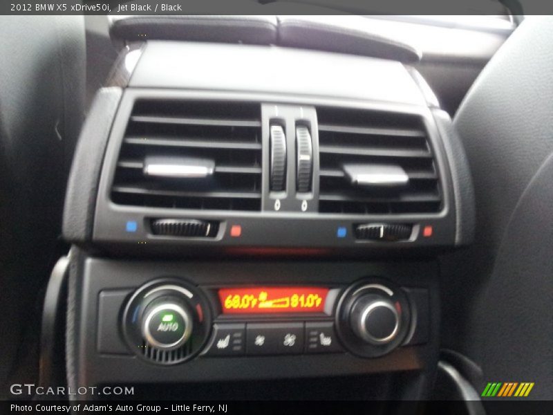 Jet Black / Black 2012 BMW X5 xDrive50i