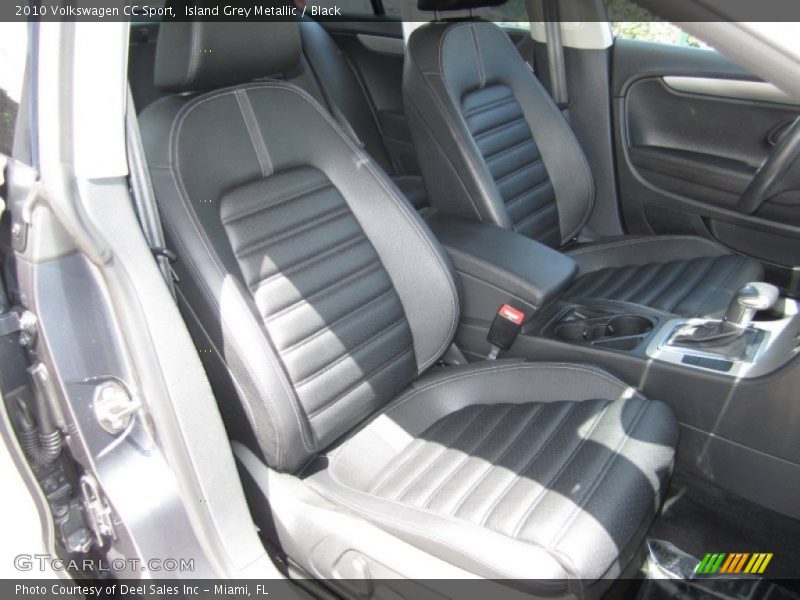Island Grey Metallic / Black 2010 Volkswagen CC Sport