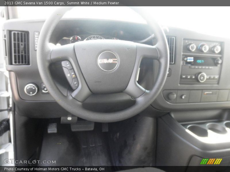Summit White / Medium Pewter 2013 GMC Savana Van 1500 Cargo