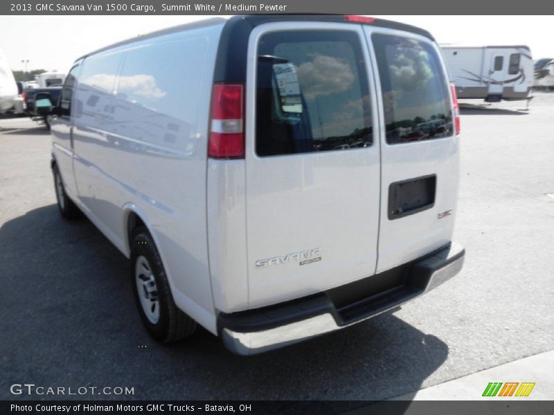 Summit White / Medium Pewter 2013 GMC Savana Van 1500 Cargo