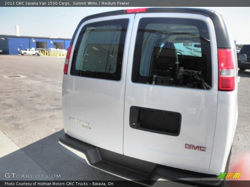 Summit White / Medium Pewter 2013 GMC Savana Van 1500 Cargo