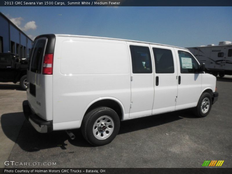 Summit White / Medium Pewter 2013 GMC Savana Van 1500 Cargo