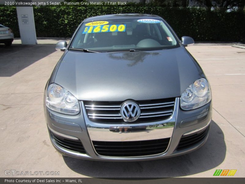 Platinum Grey Metallic / Titan Black 2010 Volkswagen Jetta S Sedan