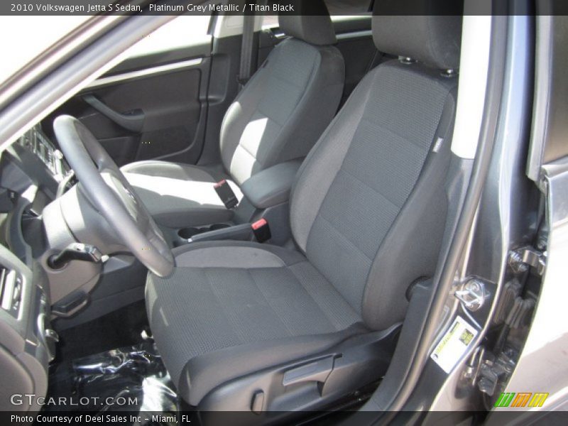 Platinum Grey Metallic / Titan Black 2010 Volkswagen Jetta S Sedan