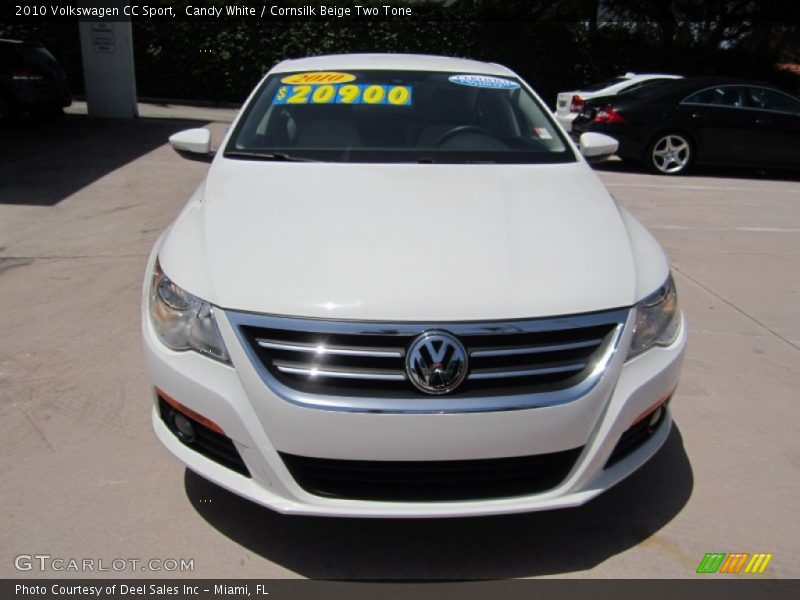 Candy White / Cornsilk Beige Two Tone 2010 Volkswagen CC Sport